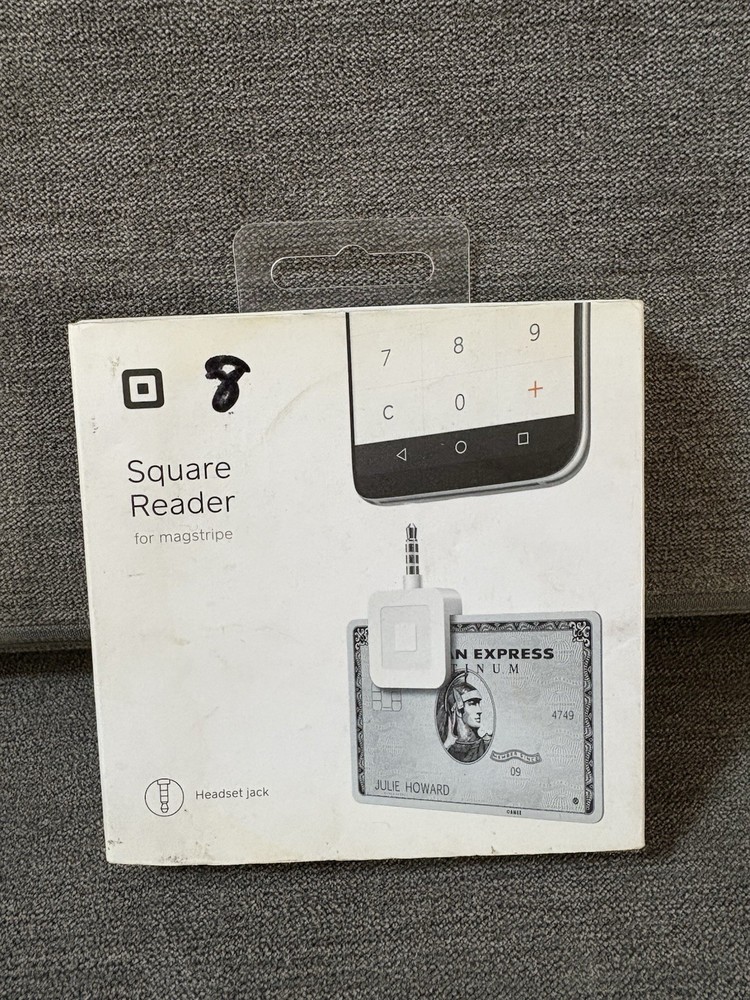Mobile Debit Credit Card Reader Square Smartphone Swipe Payment Apple Android