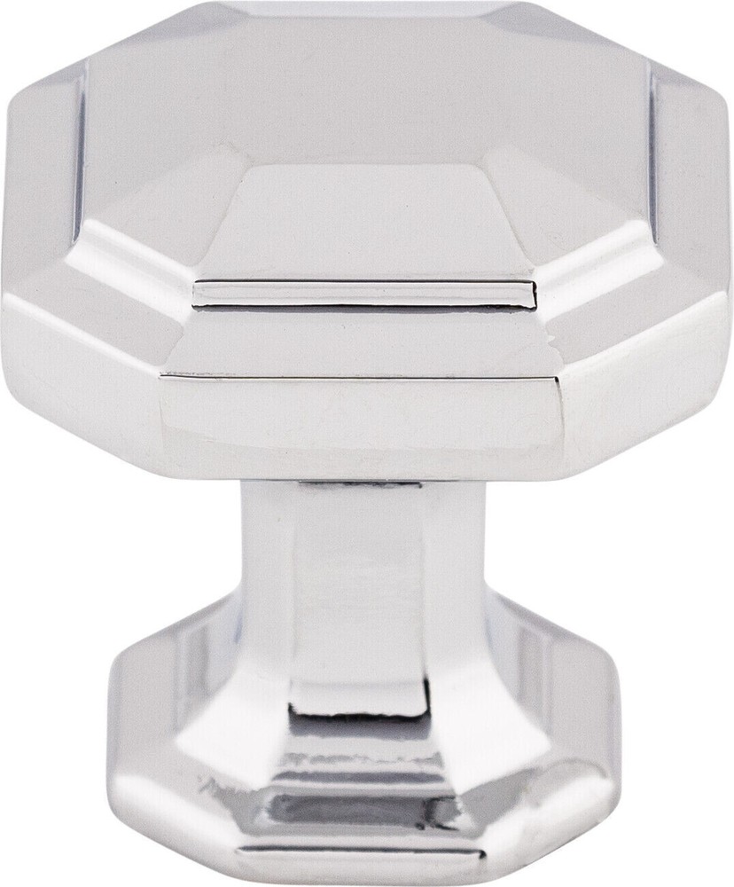 Top Knobs TK286 PC Emerald Knob 1 1/8" Polished Chrome