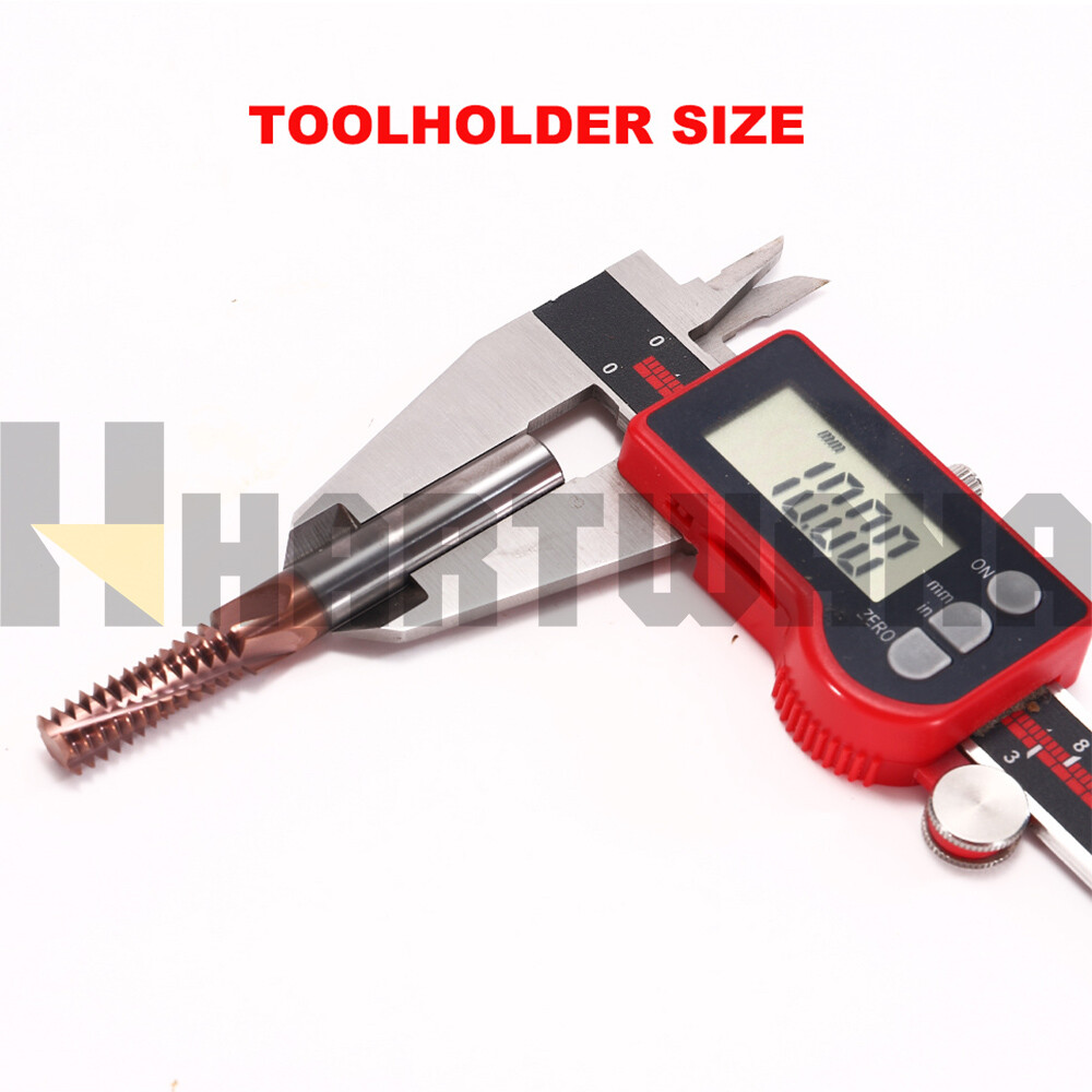 13UN-1/2 Thread Mill Solid Carbide Titanium Coating Helical Flute Thread Mill