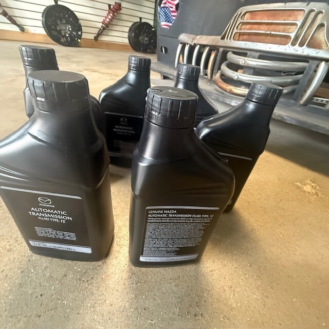 (6) MAZDA GENUINE ATF-FZ AUTOMATIC TRANSMISSION FLUID 0000-FZ-113E-01 OEM
