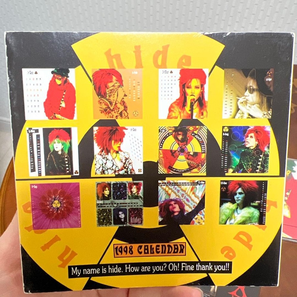 Super rare hide 1998 CALENDAR
