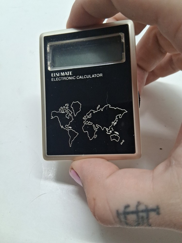 1980's Sharp ElsiMate CT-500 calculator, clock, stopwatch