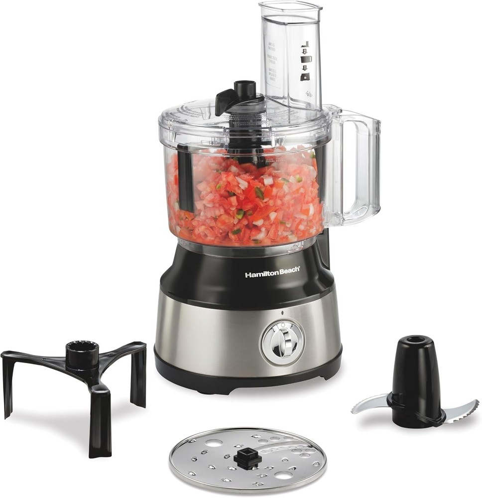 Food Processor & Vegetable Chopper Slicing Shredding Mincing & Puree 10 Cups