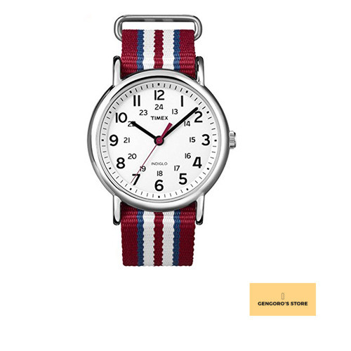 TIMEX Weekender Red T2N746 Authentic