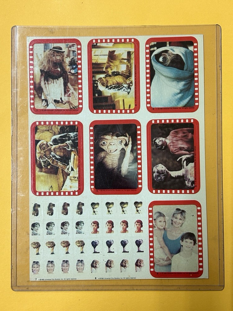 1982 Topps E.T. the Extra Terrestrial Cards New Condition