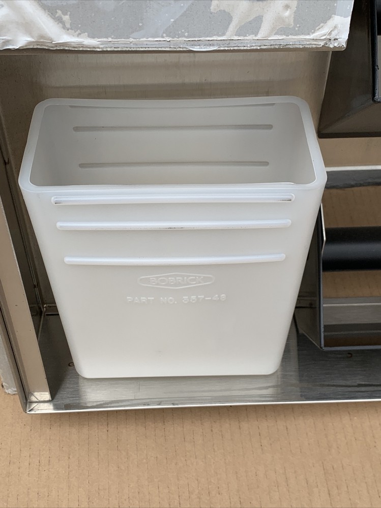 Bobrick B357 Partition Mounted Double Sided Seat Cover Dispenser (MISSING KEY)