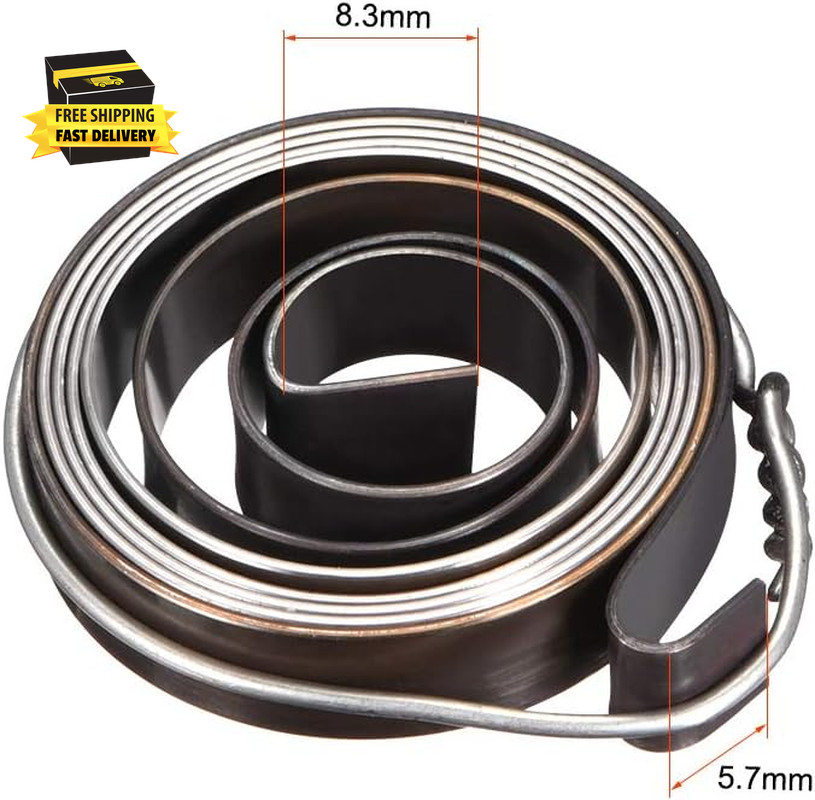 Drill Press Return Spring, Quill Spring Feed Return Coil Spring Assembly, 2.2Ft