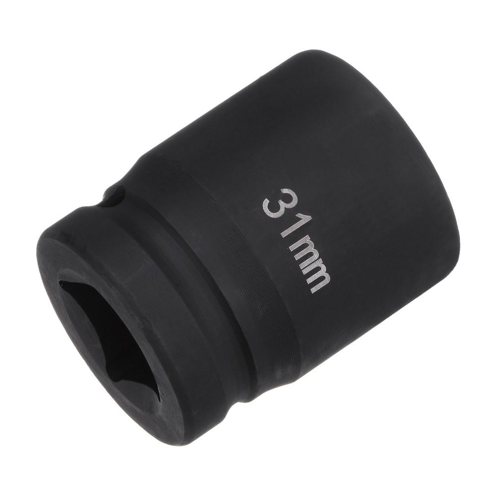 6-Point Impact Socket 3/4" Drive 31mm Metric 40Cr Impact Socket