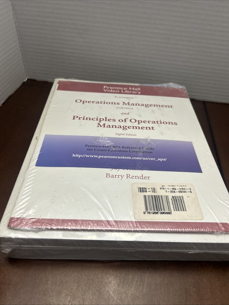 Operations Management (10th Edition) by Heizer, Jay|Render, Barry SEALED SET