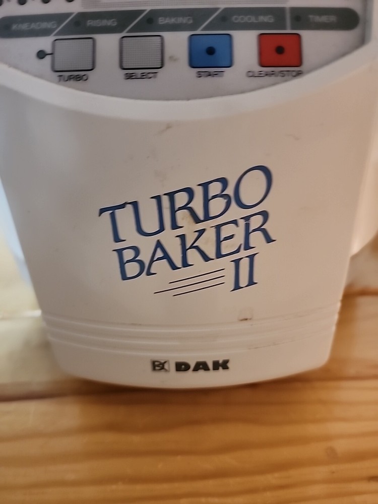 DAK Turbo Baker II Fab-2000 Bread Machine & Dough Maker FAB2000 Works