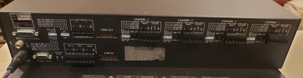 IRP AM4040 4 Channel Mixer with Equalizer