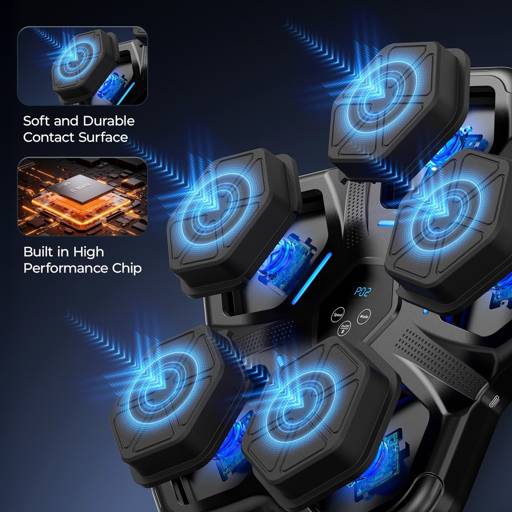 HTM Music Boxing Machine, Interactive Punching Trainer 9 Modes & Boxing Gloves