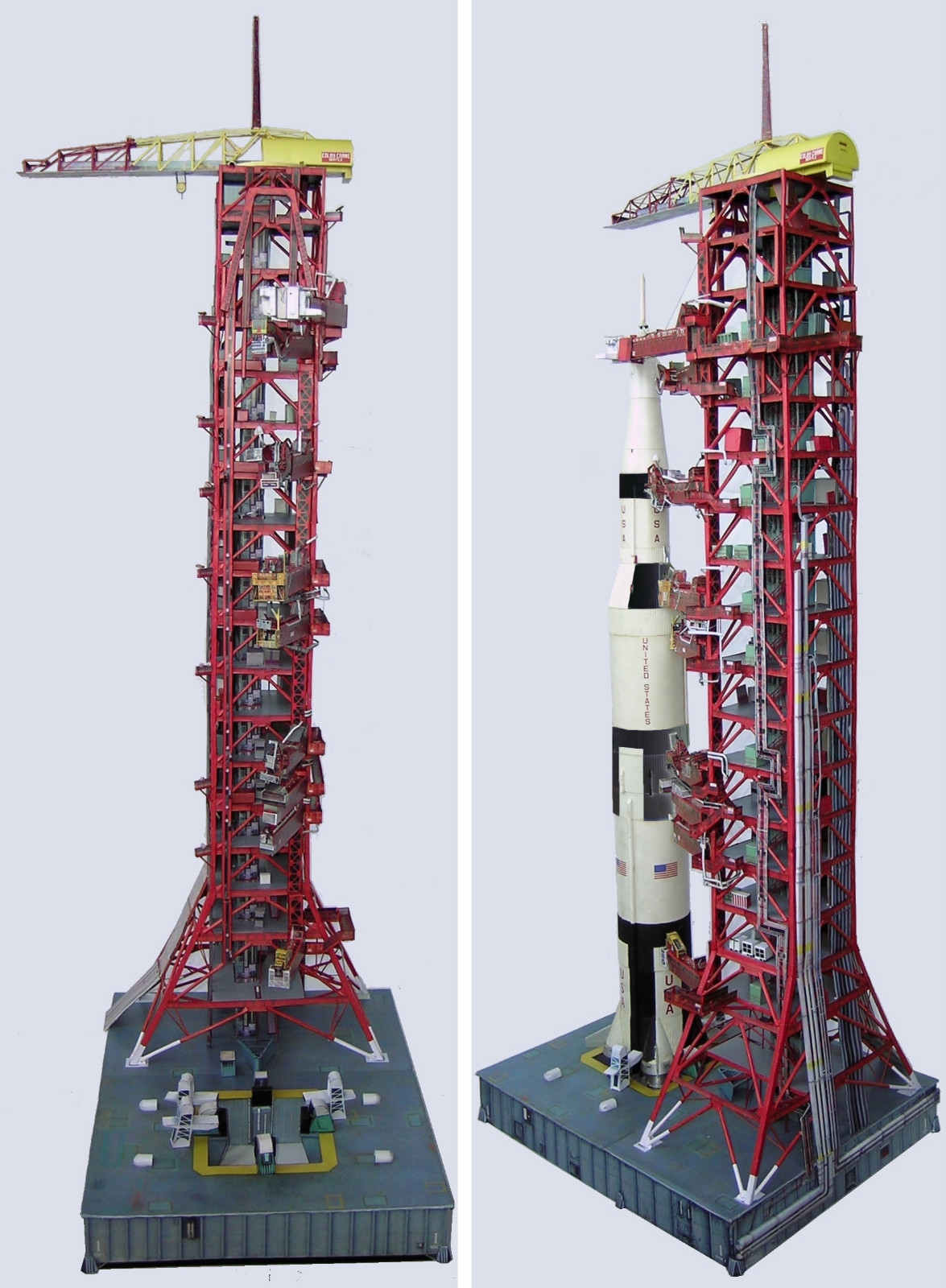 Launch Umbilical Tower (LUT) Craft Model for 1:96 Revell Saturn V - MUST READ