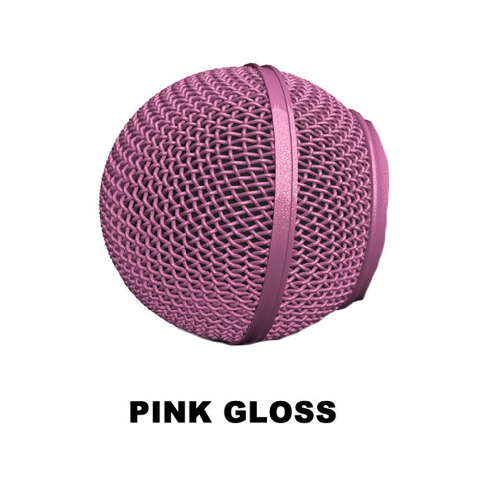 5 Multiple Color Replacement Microphone Grilles for SM58 & Similar Mics