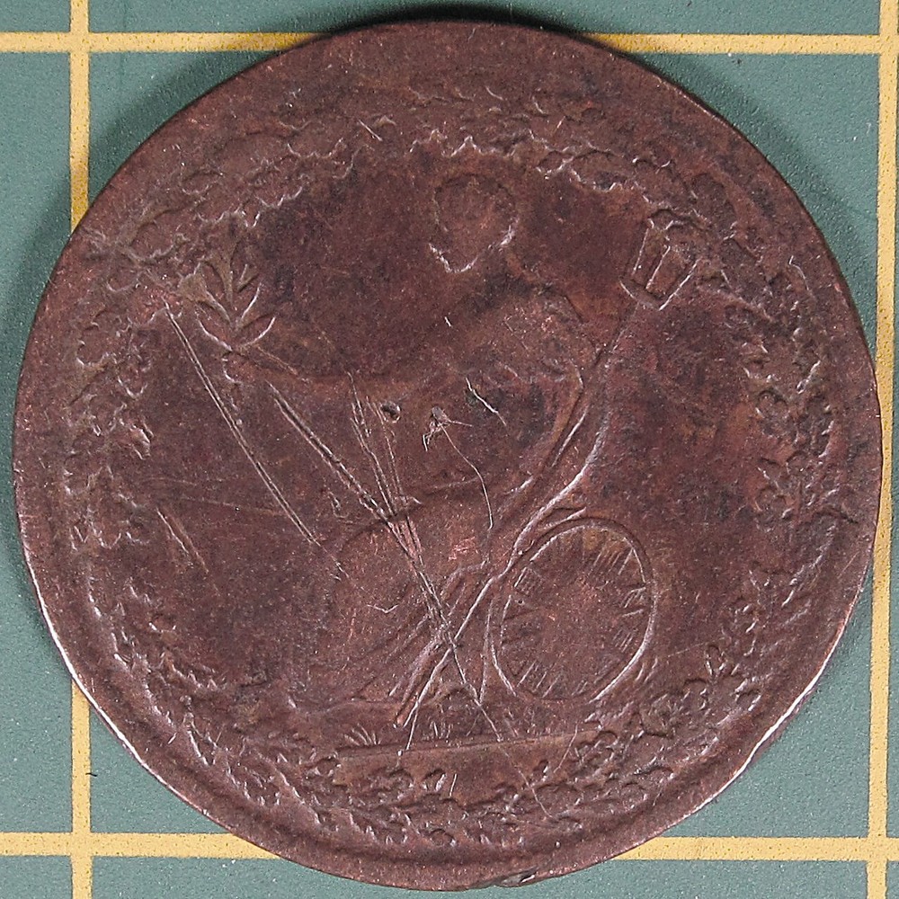1814 Lower Canada halfpenny token LC-54C1
