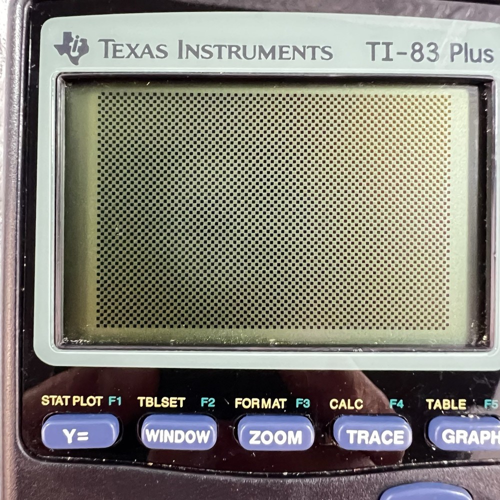Texas Instruments TI-83 Plus Graphing Calculator w/Cover Tested Working *READ*