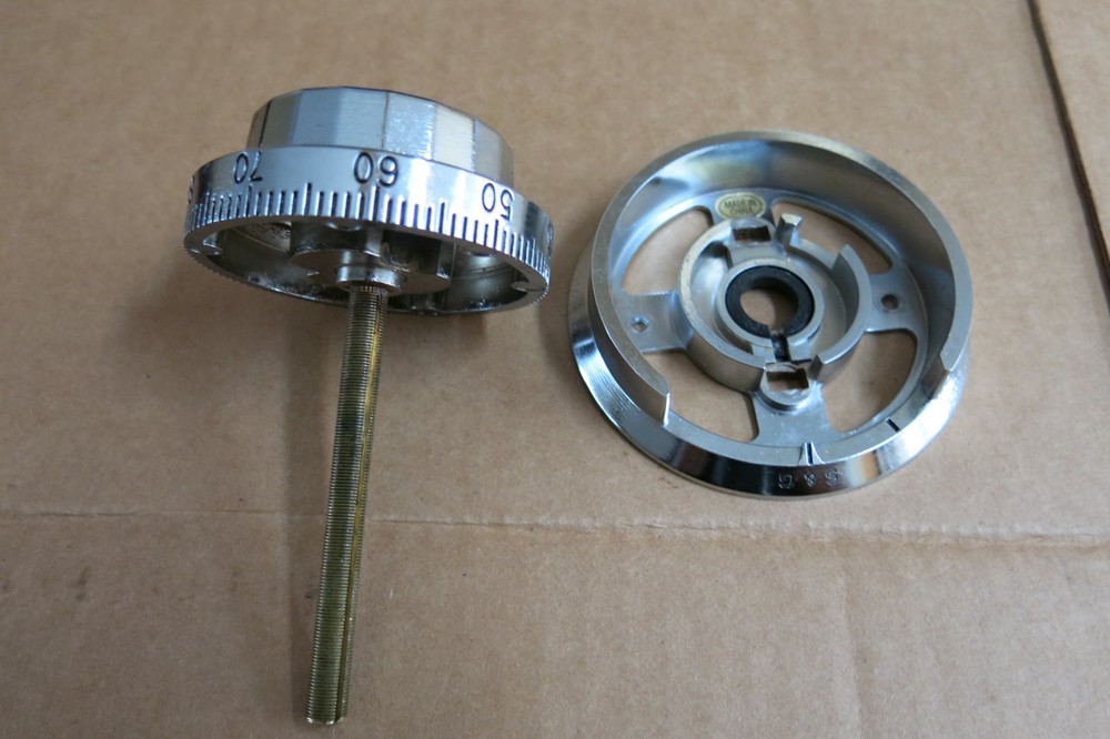 S&G Dial & Ring Set Chrome Finish USED