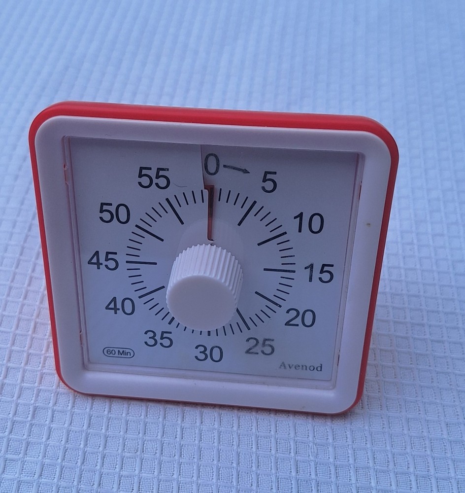 Avenod 60 Minute Kitchen Timer Red Alarm Tested