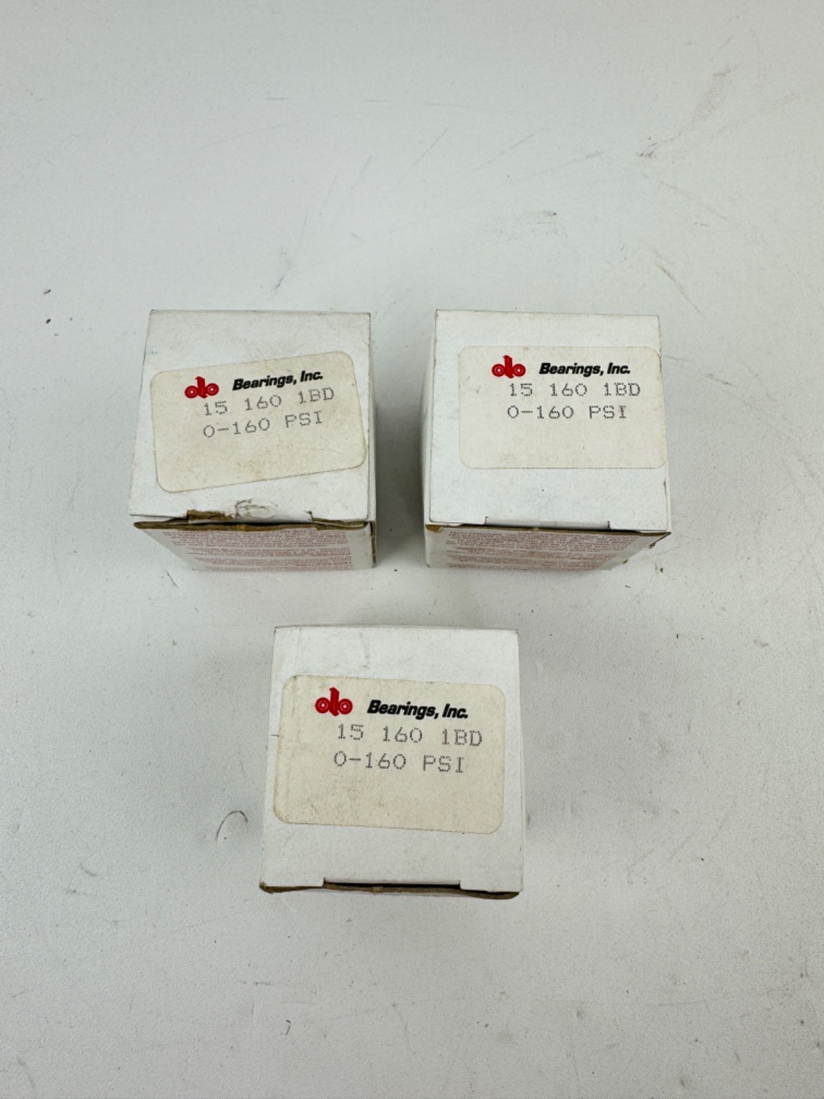 Weiss Instruments Pressure Gauge 15 160 1BD 0-160 PSI