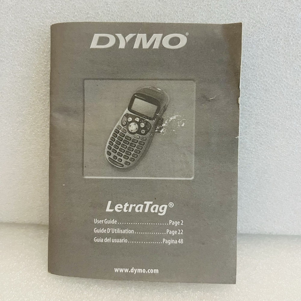 DYMO Portable Printer Handheld Label Maker LetraTag 100H TESTED WORKS