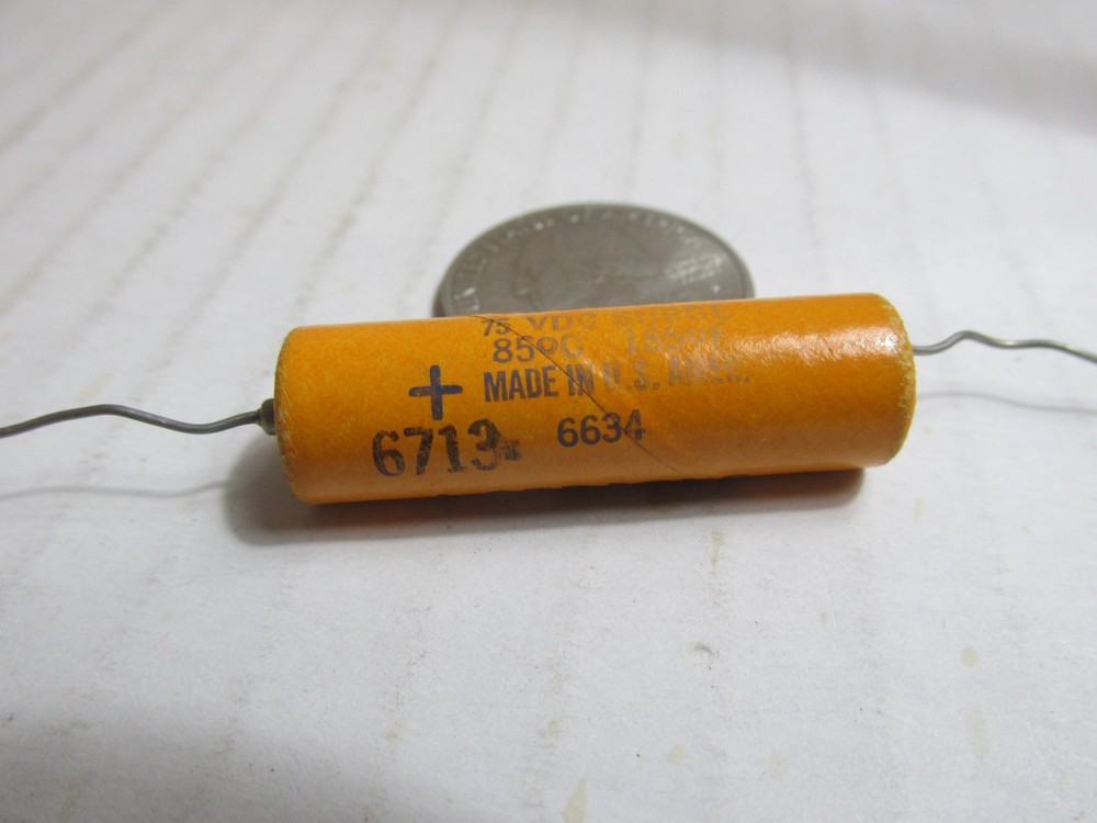 Sprague capacitor Atom Lytic Free Shipping