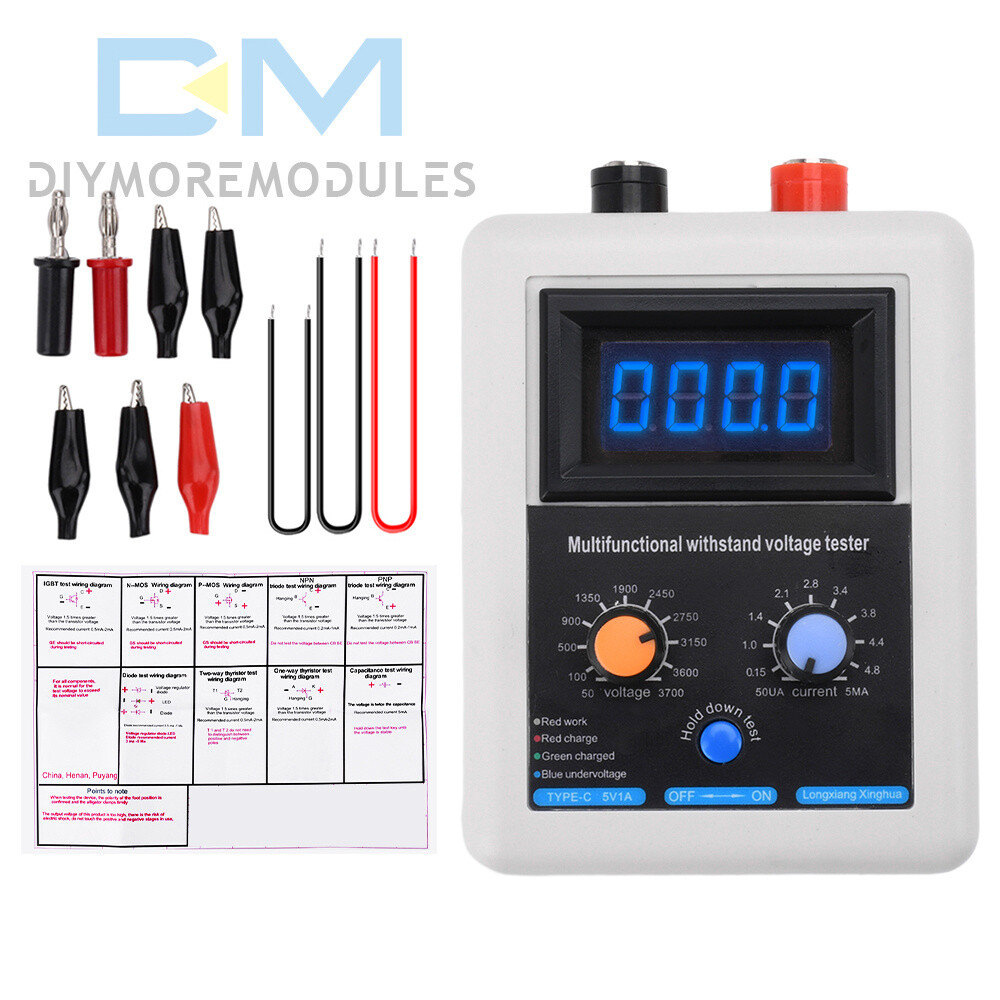 Transistor Withstand Voltage Tester Transistor LED IGBT Diode MOS Triode Tester
