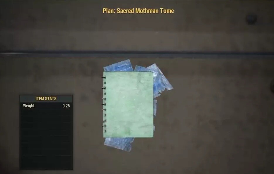 (Xbox/PC) Sacred Mothman Tome Plan - XP Buff