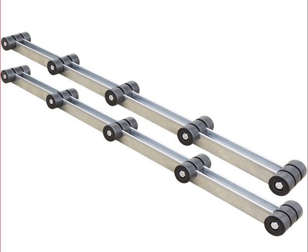 Dutton-Lainson 21740 4 Ft. Deluxe Roller Bunk Pair 6389 - Galvanized