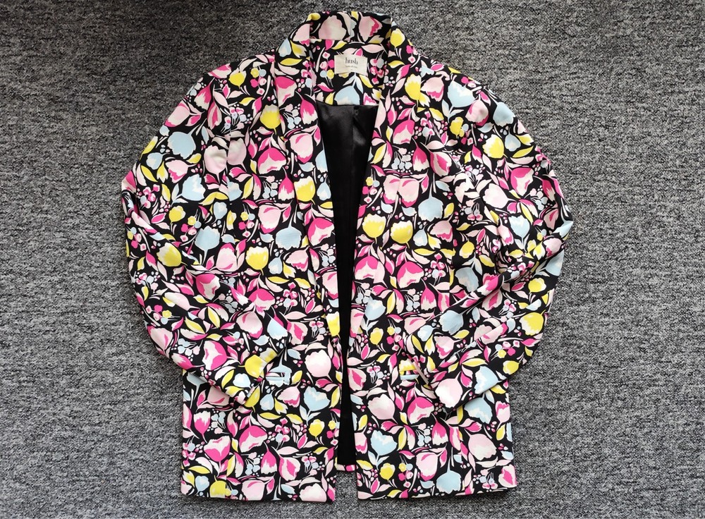 Hush colourful blazer, 10-small12, never worn!