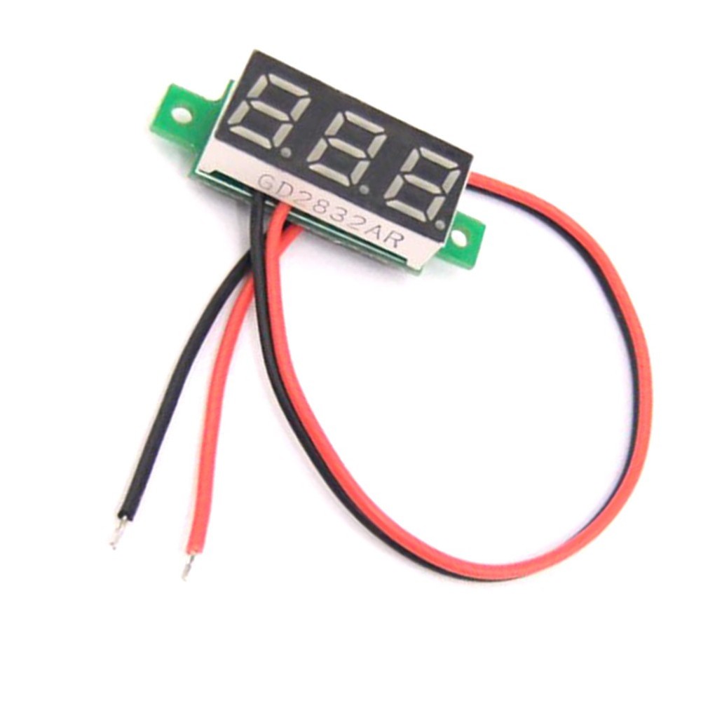 Two-wire Digital Voltage Meter Dc LED Display Bright Red Voltmeter