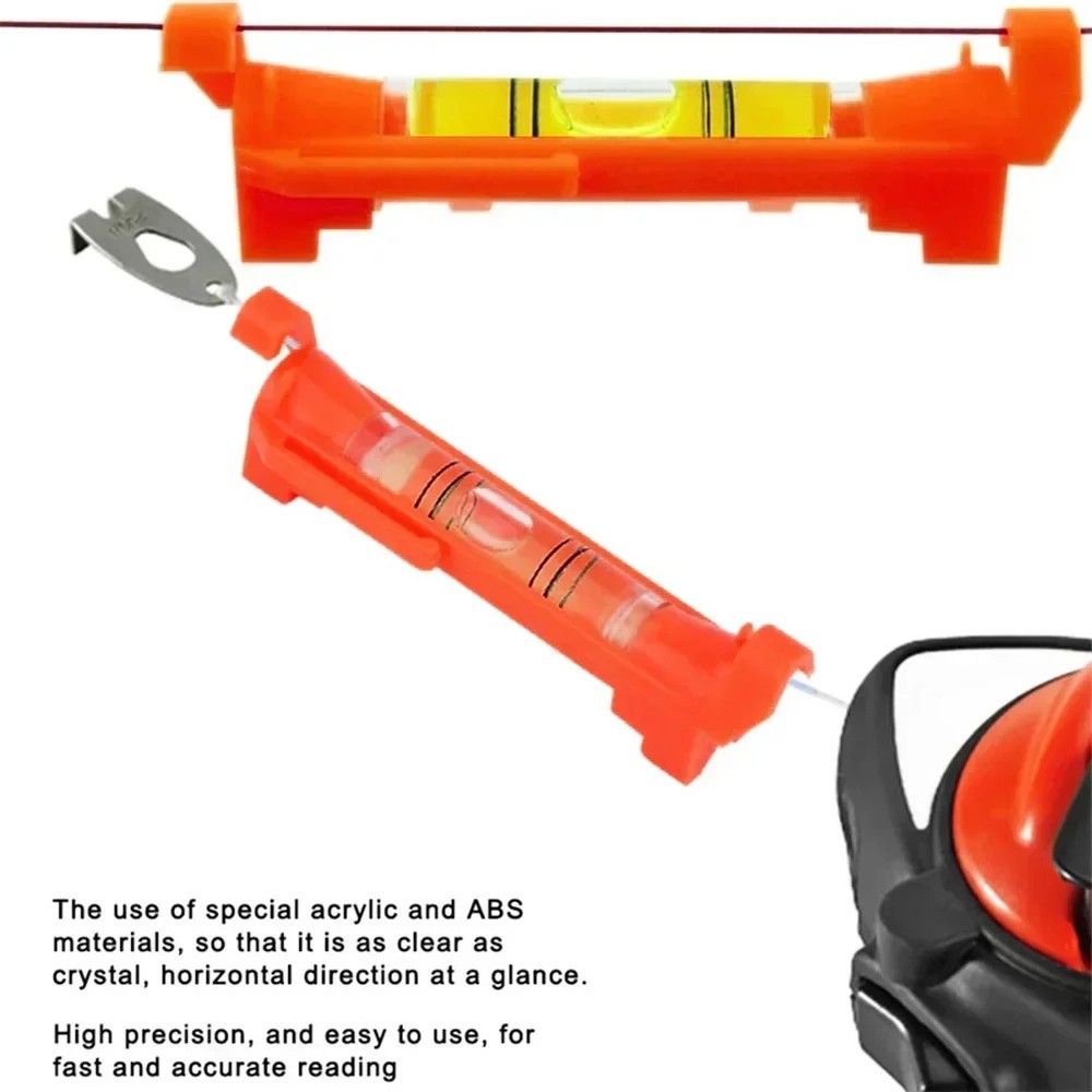 Mini Line Hanging Bubble Level Gradienter String Level Horizontal Bubble Tool -