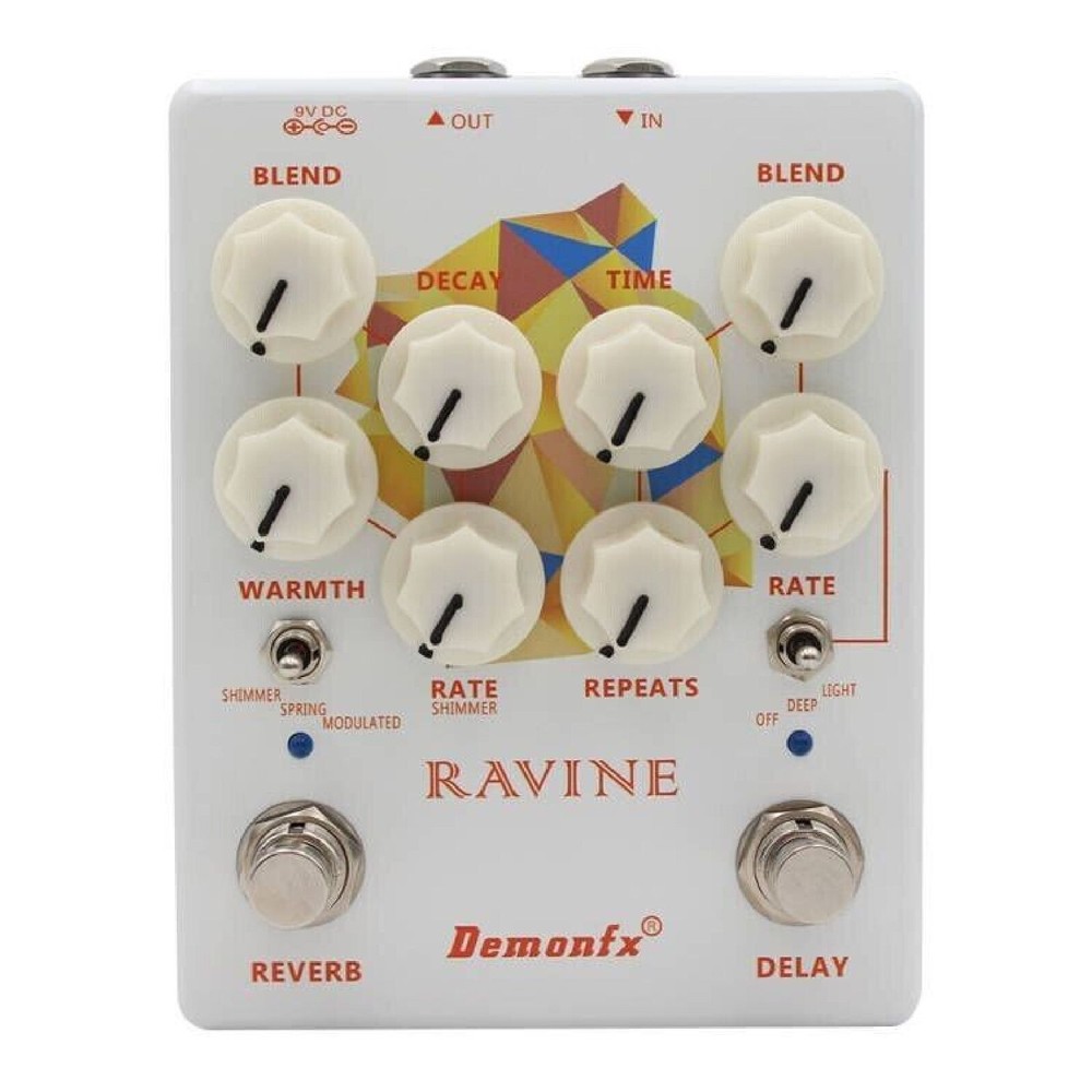 Demonfx RAVINE Reverb Delay Numerous Set Options Fast U.S. Ship