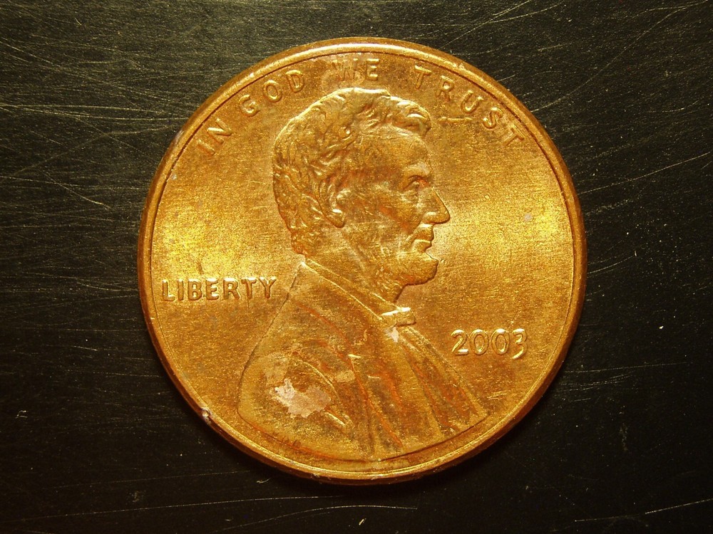 2003  AU LINCOLN MEMORIAL CENT #23