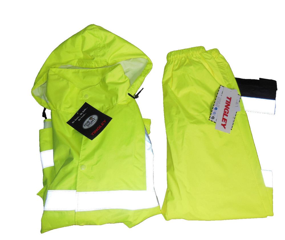 Tingley Hi-Vis 'LTE Pant' + 'Vision Jacket' (Size Medium)