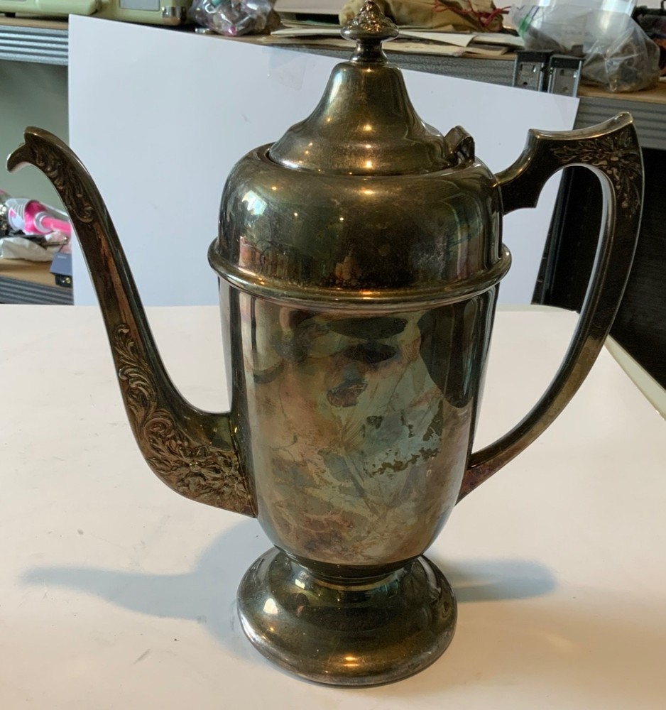 VINTAGE GREGG SILVER plated PITCHER