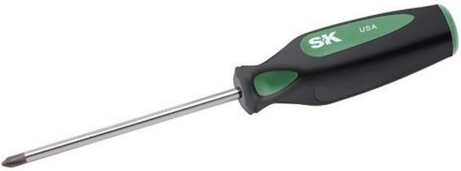 SK Tools P2 Phillips Cushion Grip Screwdriver, 4-Inch (79113)