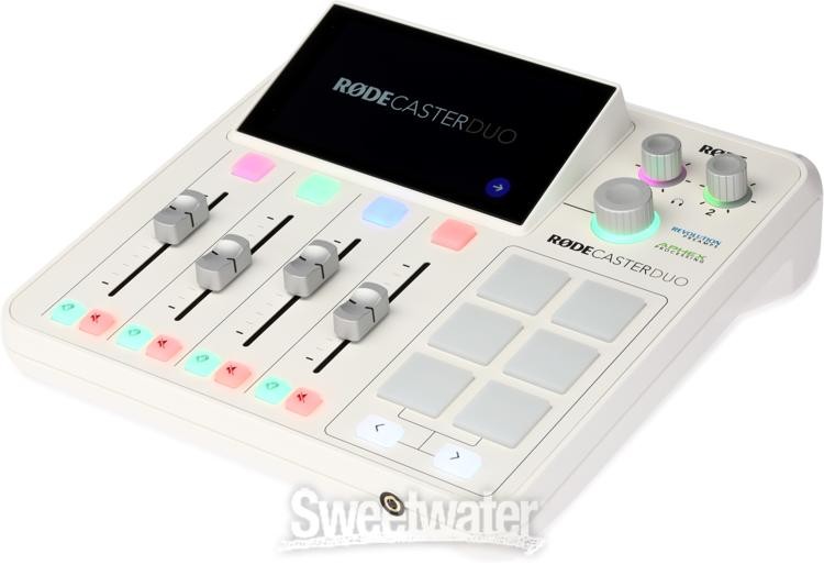 Rode RODECaster Duo Streaming Mixer - White