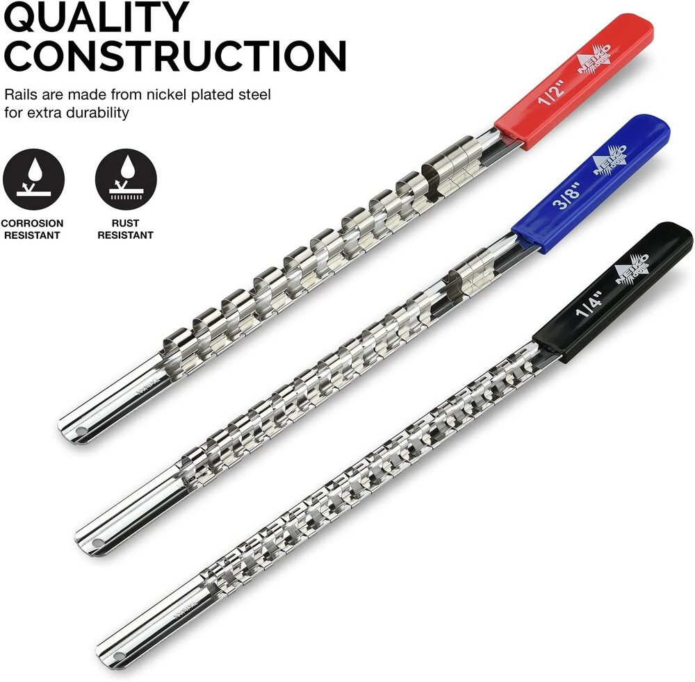 03968A Socket Holder and Socket Organizer Tray for Toolboxes with Lightweight an