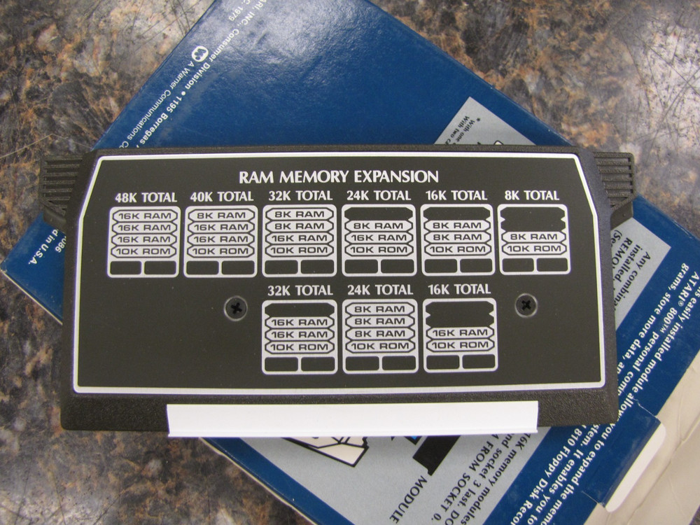 ATARI 16K MEMORY MODULE for ATARI 800 Complete in Box - EXCELLENT