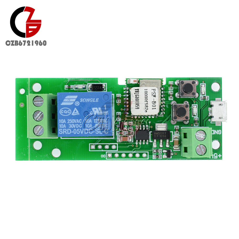 WiFi Wireless Smart Switch Relay Module 5V for Home Apple Android APP