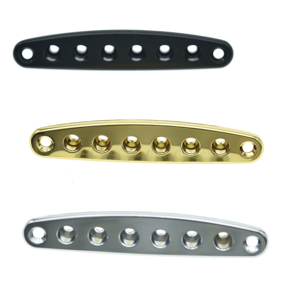KAISH Guitar Bridge String Thru Body Ferrule Plate String Ferrule Bushing Plate
