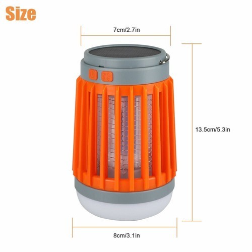 Mosquito Killer Light Lamp Solar USB Electronic Fly Bug Insect Zapper Trap Pest