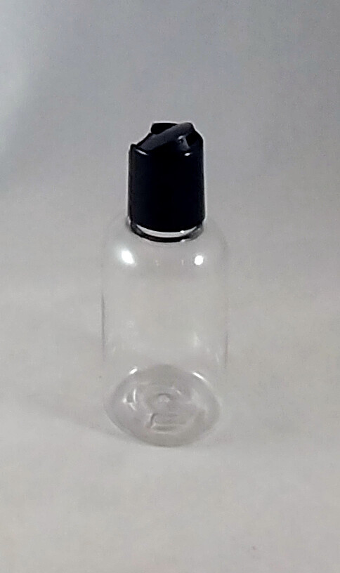 Clear PET 2 oz Plastic Bottles- Disc Cap or Pump Spray Atomizer Mult Quantities