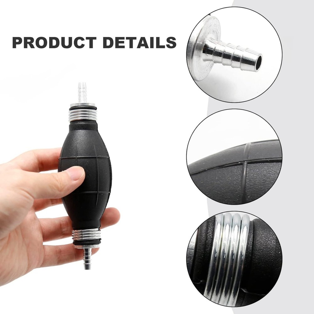 Fuel Primer Bulb Assembly 6657734 For Bobcat Compact Excavator E08 E10 E25 E26