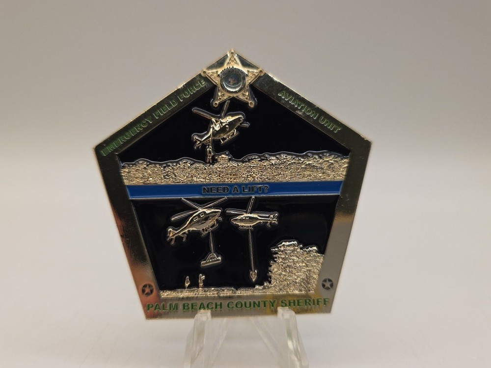 Palm Beach County Sheriff's Emergency Field Force Aviation Unit Challenge Coin