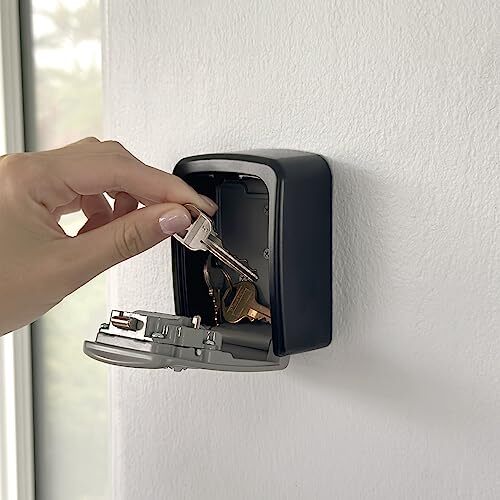 Wall Mount Key Lock Box With 4digit Combination Resettable Code A B Switch And 5