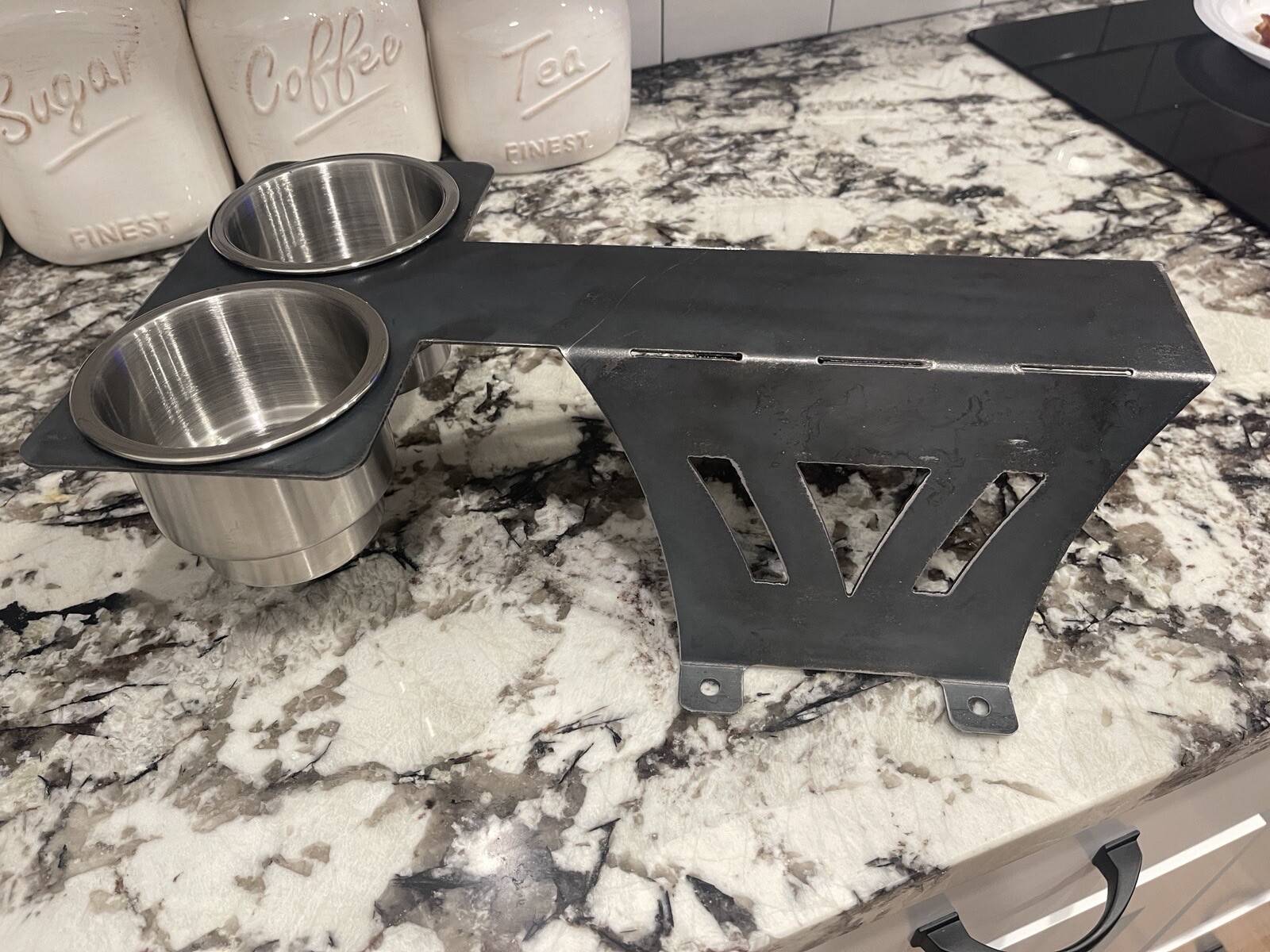 5” Tall Shifter Stand WITH CUPHOLDERS fits B&M Ratchet Shifter Mega Shifter TCI