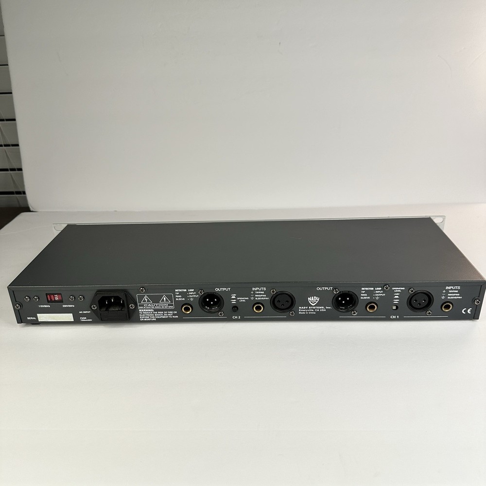 Nady CL-5000 Dual Channel Compressor/Limiter w Gate Rackmount Unit