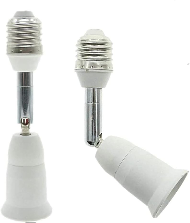 E26/E27 Light Socket Extender, 4.5 Inch Extension,Adjustable Vertical...