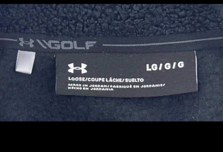 Under Armour Golf 1/4 Button Large Pullover